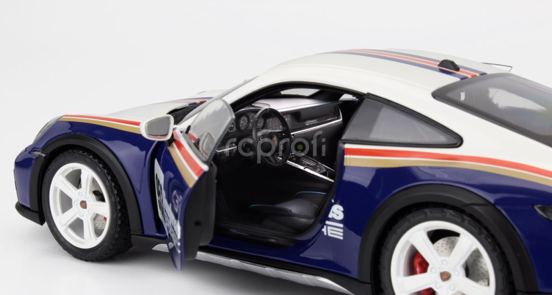 Minichamps Porsche 911 992 N 953 Rally Dakar Roughroads Coupe 2023 1:18 Bílá Modrá