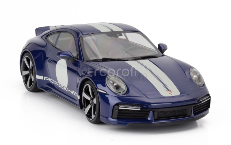 Minichamps Porsche 911 992 Sport Classic Coupe 2022 1:18 Blue Met