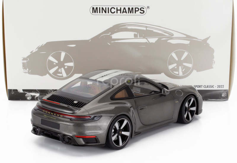 Minichamps Porsche 911 992 Sport Classic Coupe 2022 1:18 Grey