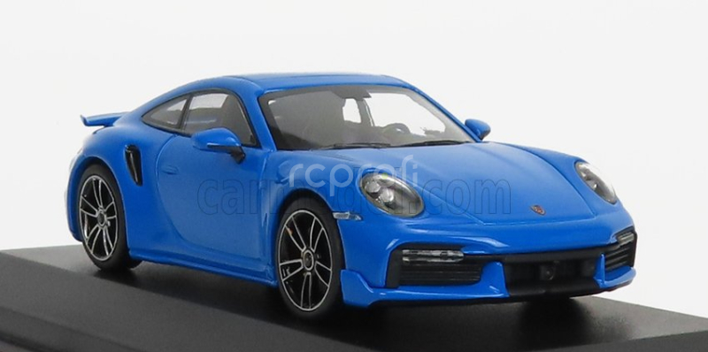 Minichamps Porsche 911 992 Turbo S Coupe Sport Design 2021 1:43 Blue