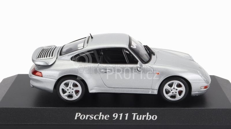Minichamps Porsche 911 993 Turbo S Coupe 1995 1:43 Silver