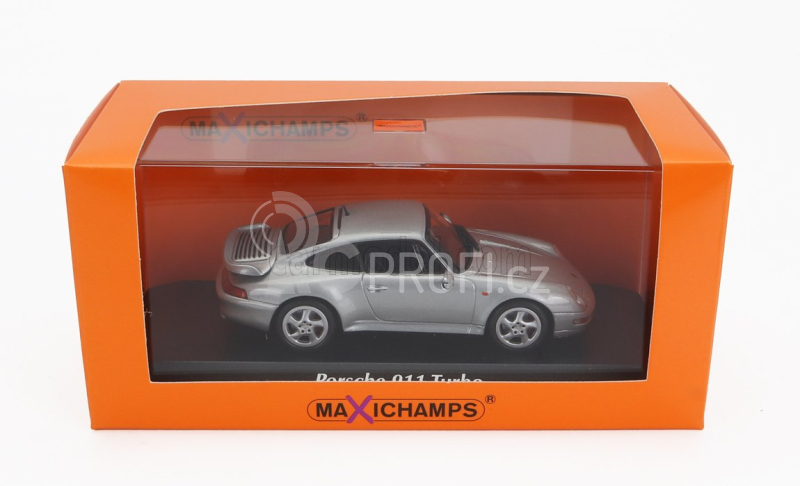 Minichamps Porsche 911 993 Turbo S Coupe 1995 1:43 Silver