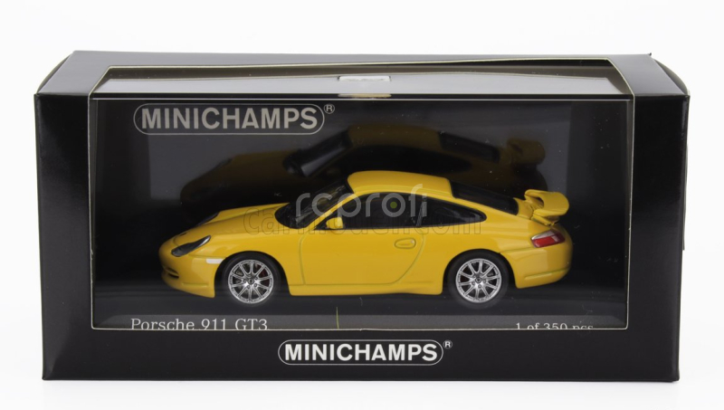 Minichamps Porsche 911 996 Gt3 Coupe 1999 1:43 Žlutá