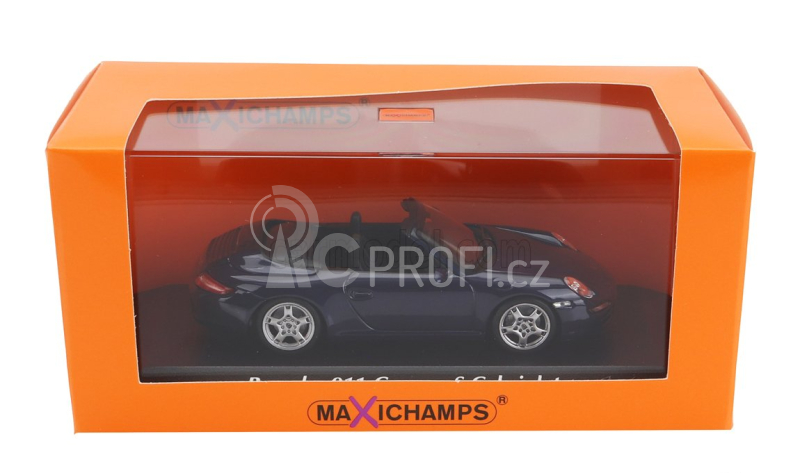 Minichamps Porsche 911 997 Carrera S Cabriolet 2005 1:43 Blue Met