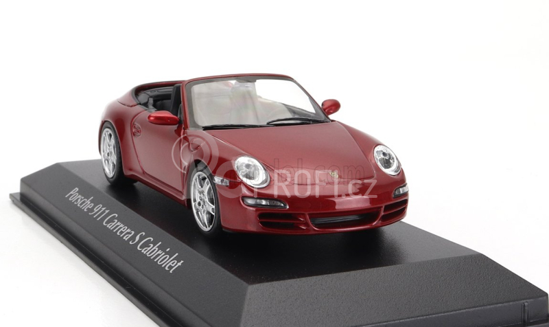 Minichamps Porsche 911 997 Carrera S Cabriolet 2005 1:43 Red Met