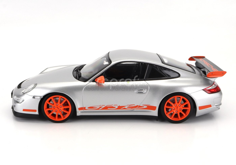 Minichamps Porsche 911 997 Gt3 Rs Coupe 2007 1:18 Silver Red