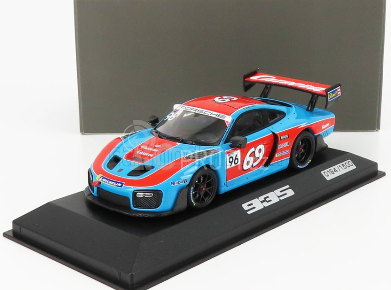 Minichamps Porsche 935/19 Base Gt2 Rs Herbert Motorsport N 96 1:43, červenomodrá