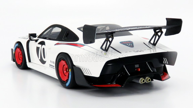 Minichamps Porsche 935 N 70 Martini Racing Spectrum Edition - Base 911 991-2 Gt2 Rs Coupe 2018 1:18 Bílá Červená