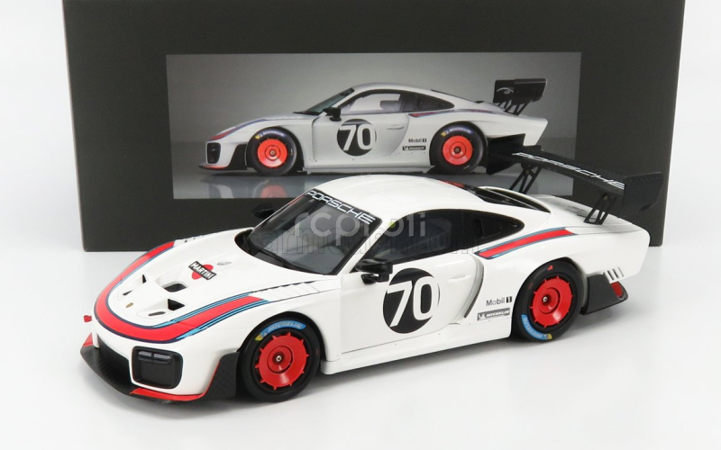 Minichamps Porsche 935 N 70 Martini Racing Spectrum Edition - Base 911 991-2 Gt2 Rs Coupe 2018 1:18 Bílá Červená