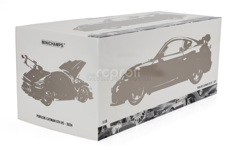 Minichamps Porsche Cayman Gt4 Rs Weissach Package 2024 1:18 Red
