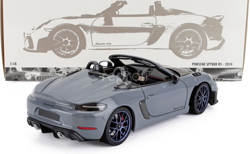 Minichamps Porsche Spyder Rs Weissach Package 2024 1:18 Grey