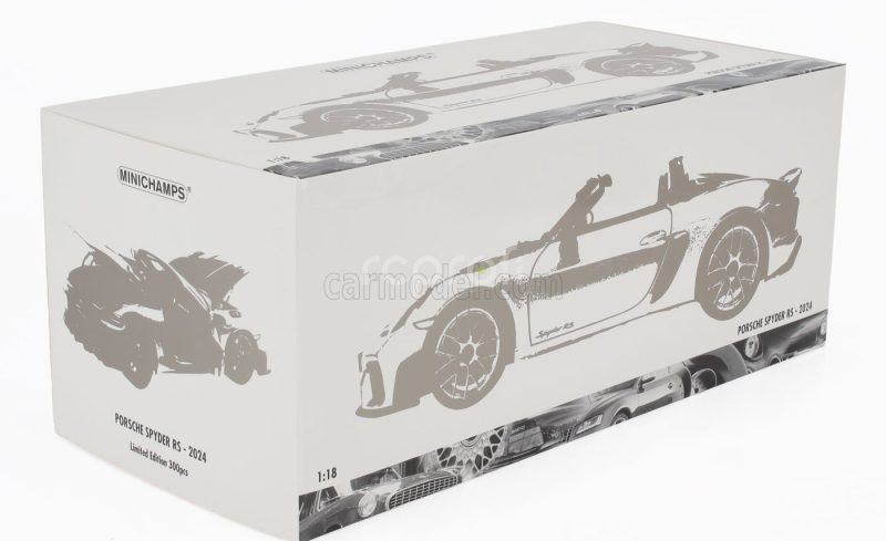 Minichamps Porsche Spyder Rs Weissach Package 2024 1:18 Grey