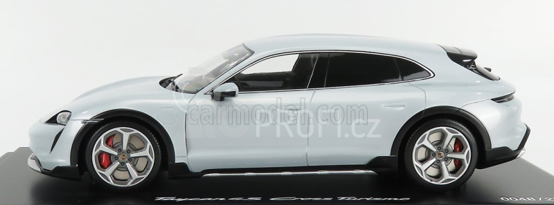 Minichamps Porsche Taycan 4s Cross Turismo 2021 - Con Vetrina - With Showcase 1:18 Ice Grey
