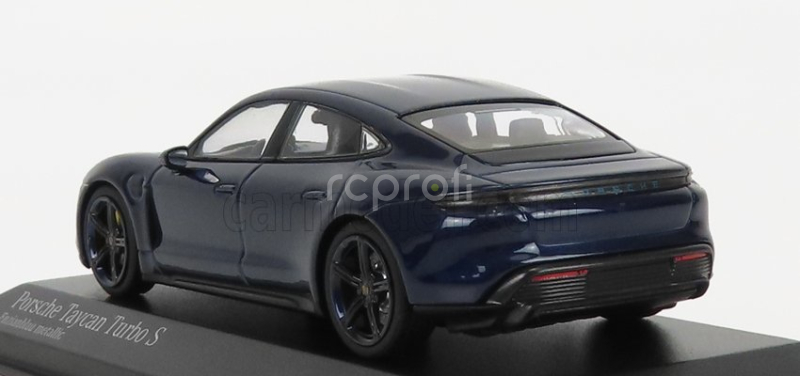 Minichamps Porsche Taycan Turbo S Cross 2020 1:43 Blue Met