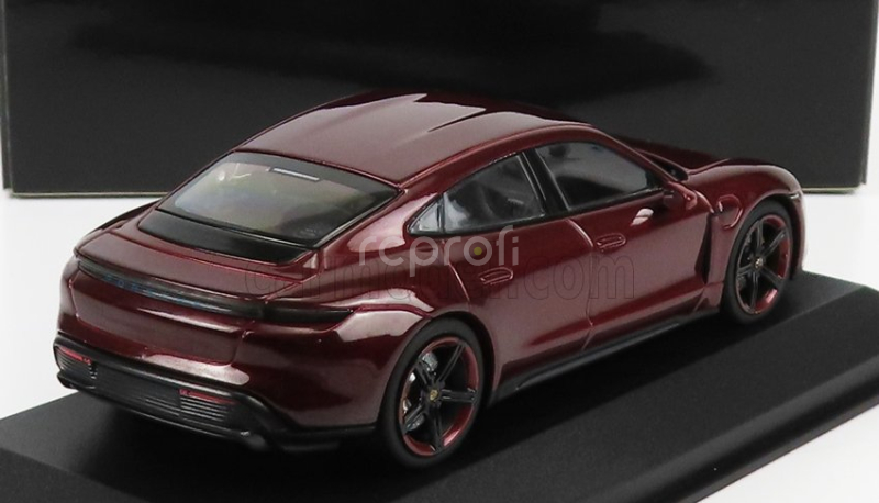 Minichamps Porsche Taycan Turbo S Cross 2020 1:43 Red Met