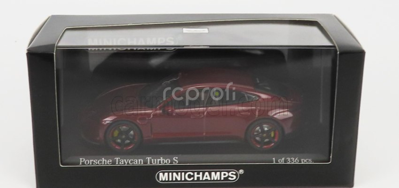 Minichamps Porsche Taycan Turbo S Cross 2020 1:43 Red Met