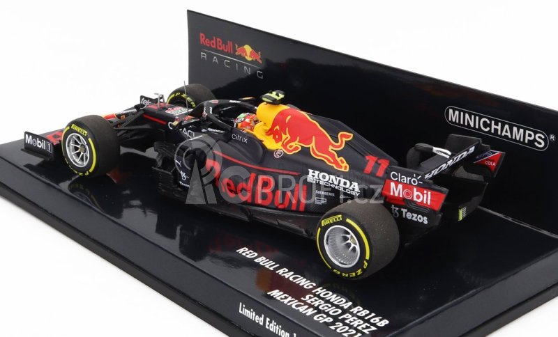 Minichamps Red bull F1 Rb16b Honda Ra620h Aston Martin N 11 1:43, tmavě modrá