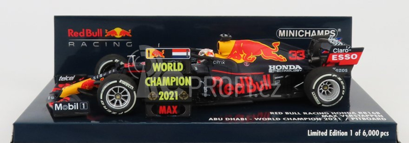 Minichamps Red bull F1 Rb16b Honda Ra620h Aston Martin N 33 1:43, tmavě modrá