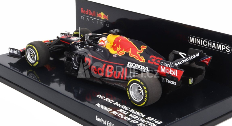Minichamps Red bull F1 Rb16b Honda Ra620h Aston Martin N 33 1:43, tmavě modrá