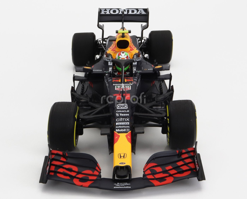 Minichamps Red bull F1  Rb16b Honda Ra620h Team Red Bull Racing N 11 3rd Mexico Gp 2021 Sergio Perez 1:18 Matná Modrá Žlutá Červená