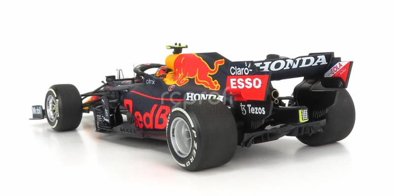 Minichamps Red bull F1  Rb16b Honda Ra620h Team Red Bull Racing N 11 Monaco Gp 2021 Sergio Perez 1:18 Matná Modrá Žlutá Červená