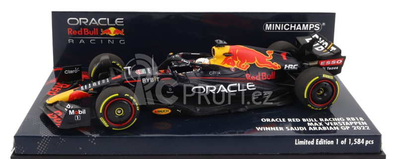 Minichamps Red bull F1 Rb18 Team Oracle Red Bull Racing N 1 1:43, tmavě modrá