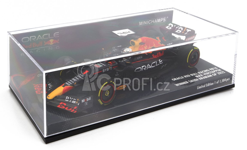 Minichamps Red bull F1 Rb18 Team Oracle Red Bull Racing N 1 1:43, tmavě modrá