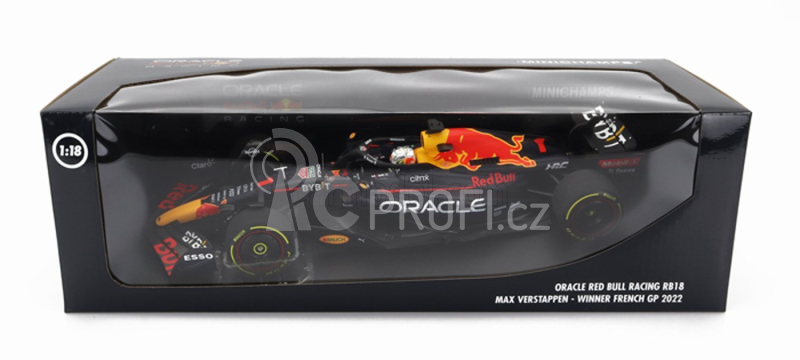 Minichamps Red bull F1 Rb18 Team Oracle Red Bull Racing N 1 1:18, tmavě modrá