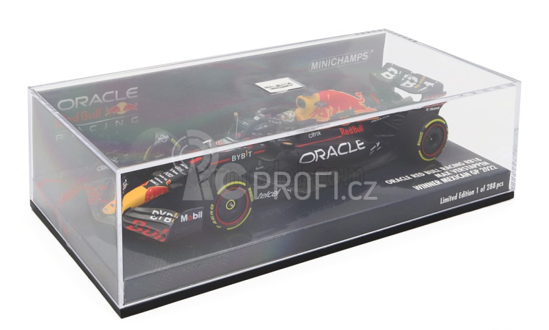Minichamps Red bull F1 Rb18 Team Oracle Red Bull Racing N 1 1:43, tmavě modrá