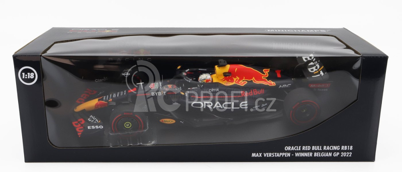 Minichamps Red bull F1 Rb18 Team Oracle Red Bull Racing N 1 1:18, tmavě modrá