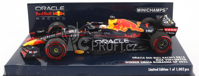 Minichamps Red bull F1 Rb18 Team Oracle Red Bull Racing N 1 1:43, tmavě modrá