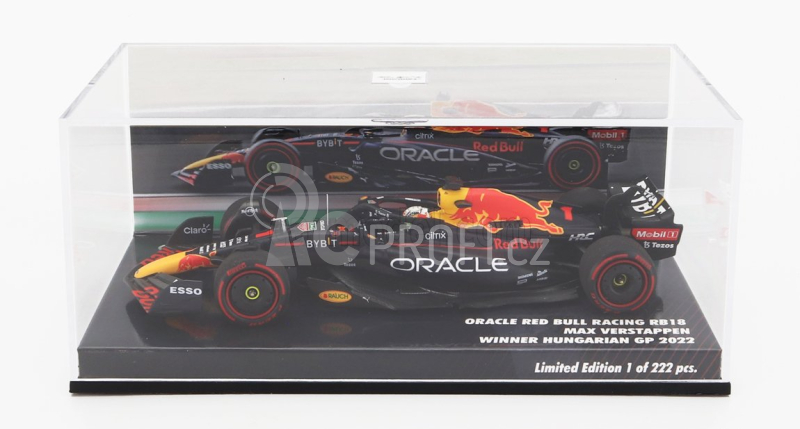 Minichamps Red bull F1 Rb18 Oracle Red Bull Racing N 1 1:43, tmavě modrá