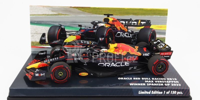 Minichamps Red bull F1 Rb18 Oracle Red Bull Racing N 1 1:43, tmavě modrá