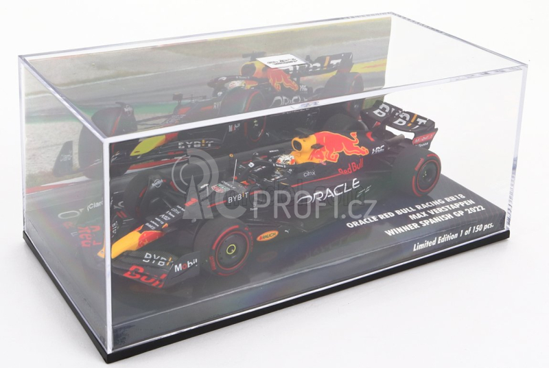 Minichamps Red bull F1 Rb18 Oracle Red Bull Racing N 1 1:43, tmavě modrá