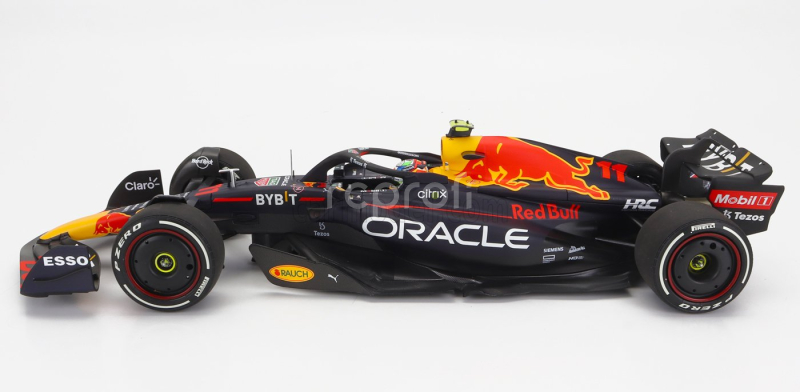 Minichamps Red bull F1  Rb18 Team Oracle Red Bull Racing N 11 2nd Belgium Gp 2022 Sergio Perez 1:18 Matná Modrá Žlutá Červená