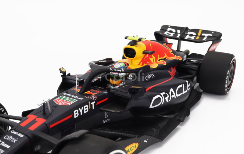 Minichamps Red bull F1  Rb18 Team Oracle Red Bull Racing N 11 2nd Belgium Gp 2022 Sergio Perez 1:18 Matná Modrá Žlutá Červená