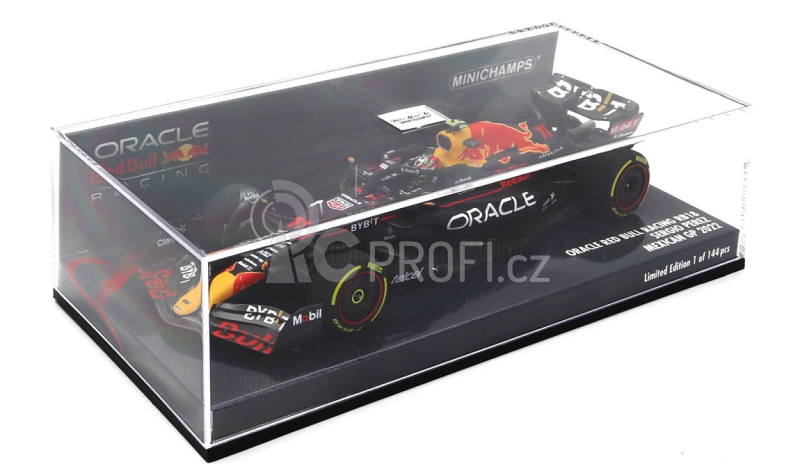 Minichamps Red bull F1 Rb18 Team Oracle Red Bull Racing N 11 1:43, tmavě modrá