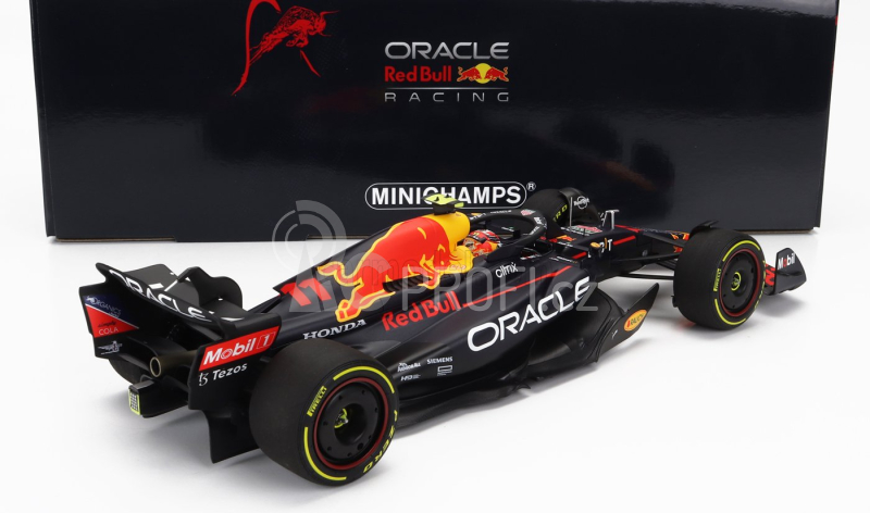 Minichamps Red bull F1 Rb18 Team Oracle Red Bull Racing N 11 1:18, tmavě modrá