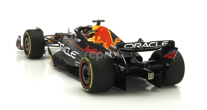 Minichamps Red bull F1  Rb19 Team Oracle Red Bull Racing N 1 World Champion Winner Abu Dhabi Gp 2023 Max Verstappen 1:18 Matt Blue