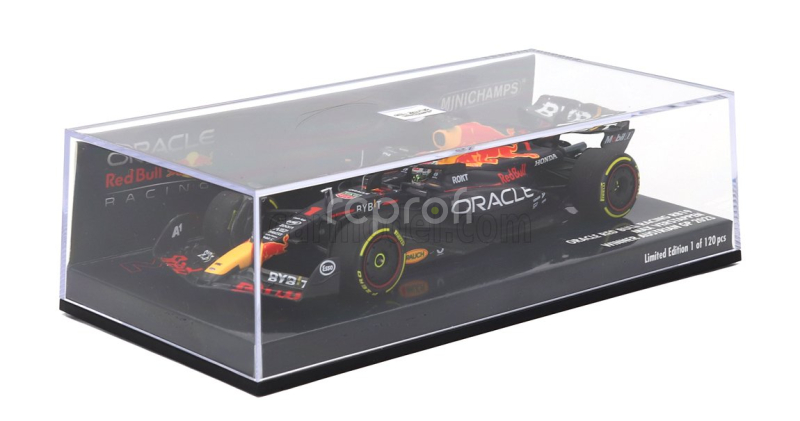 Minichamps Red bull F1  Rb19 Team Oracle Red Bull Racing N 1 World Champion Winner Austrian Gp 2023 Max Verstappen 1:43 Matt Blue