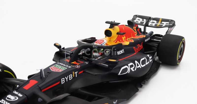Minichamps Red bull F1  Rb19 Team Oracle Red Bull Racing N 1 World Champion Winner Belgian Gp 2023 Max Verstappen 1:18 Matt Blue