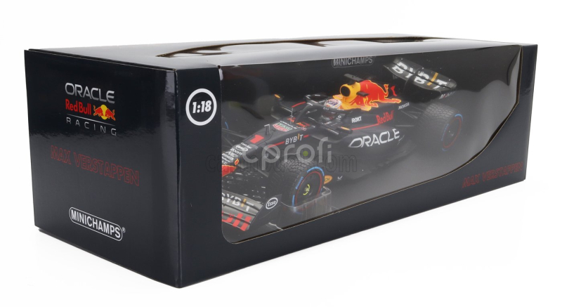 Minichamps Red bull F1  Rb19 Team Oracle Red Bull Racing N 1 World Champion Winner Dutch Gp 2023 Max Verstappen 1:18 Matt Blue