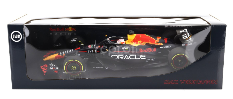 Minichamps Red bull F1  Rb19 Team Oracle Red Bull Racing N 1 World Champion Winner Japan Gp 2023 Max Verstappen 1:18 Matt Blue
