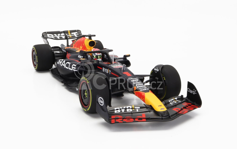Minichamps Red bull F1  Rb19 Team Oracle Red Bull Racing N 1 World Champion Winner Monaco Gp 2023 Max Verstappen 1:18 Matt Blue