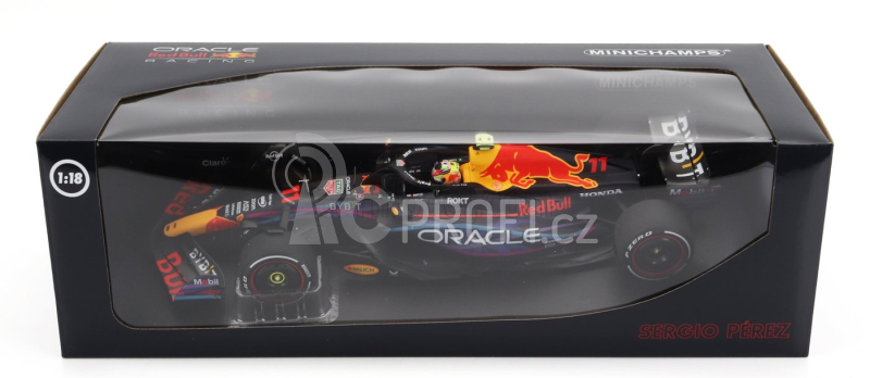 Minichamps Red bull F1 Rb19 Team Oracle Red Bull Racing N 11 2nd Miami Gp 2023 Sergio Perez 1:18 Matt Blue