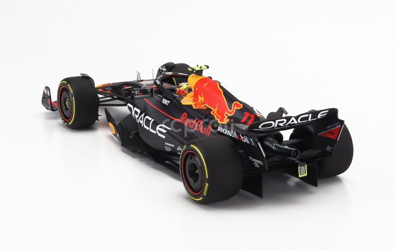 Minichamps Red bull F1  Rb19 Team Oracle Red Bull Racing N 11 4th Abu Dhabi Gp 2023 Sergio Perez 1:18 Matt Blue