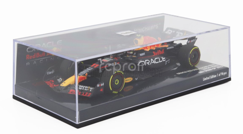 Minichamps Red bull F1  Rb19 Team Oracle Red Bull Racing N 11 4th Abu Dhabi Gp 2023 Sergio Perez 1:43 Matt Blue