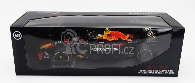Minichamps Red bull F1 Rb19 Team Oracle Red Bull Racing N 11 1:18, tmavě modrá