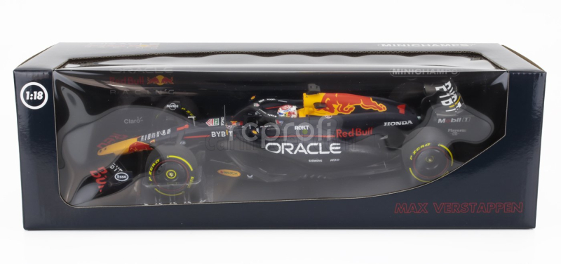 Minichamps Red bull F1  Rb20 Team Oracle Red Bull Racing N 1 World Champion Winner Emilia Romagna Imola Gp 2024 Max Verstappen 1:18 Modrá Žlutá Červená