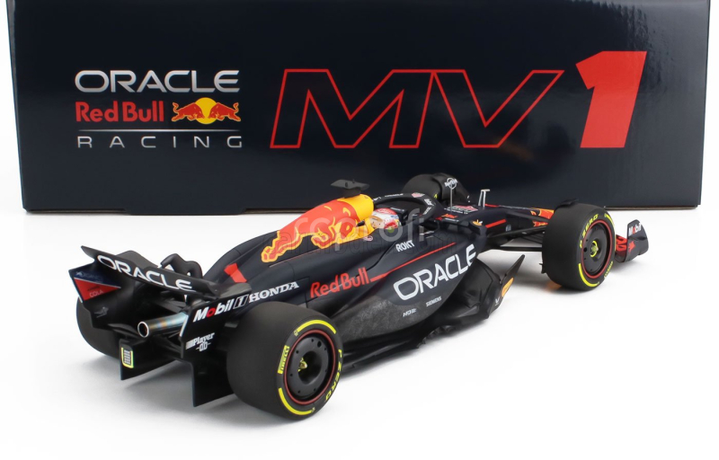 Minichamps Red bull F1  Rb20 Team Oracle Red Bull Racing N 1 World Champion Winner Japan Gp 2024 Max Verstappen 1:18 Modrá Žlutá Červená